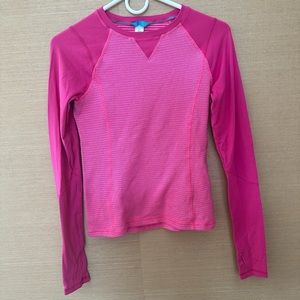 Ivivva Lululemon Size 14 Pink Comfy Long Sleeve Shirt